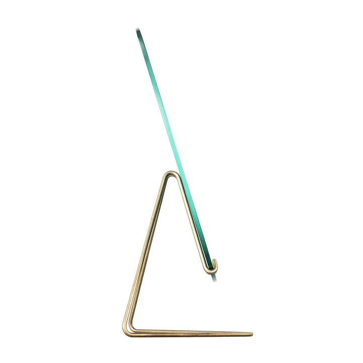 table mirror Ø 20 cm from Moebe in brass