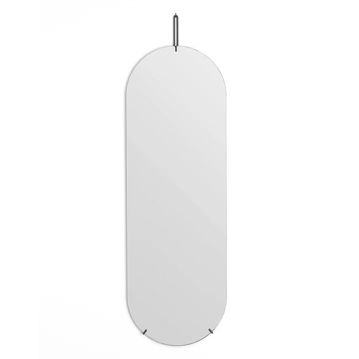 wall mirror oval from Moebe - 133 cm x 44 cm in black