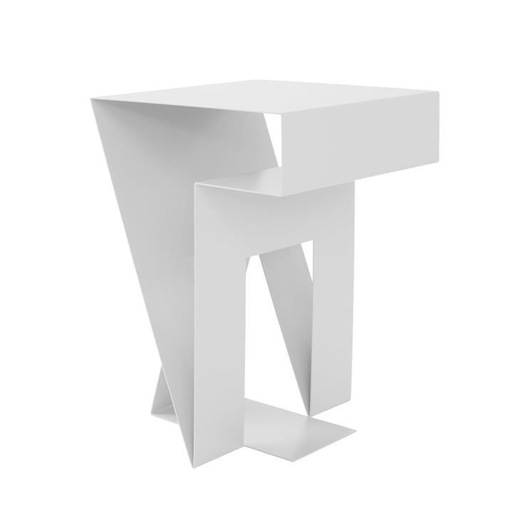 Neumann Side table from OUT Objekte unserer Tage in white