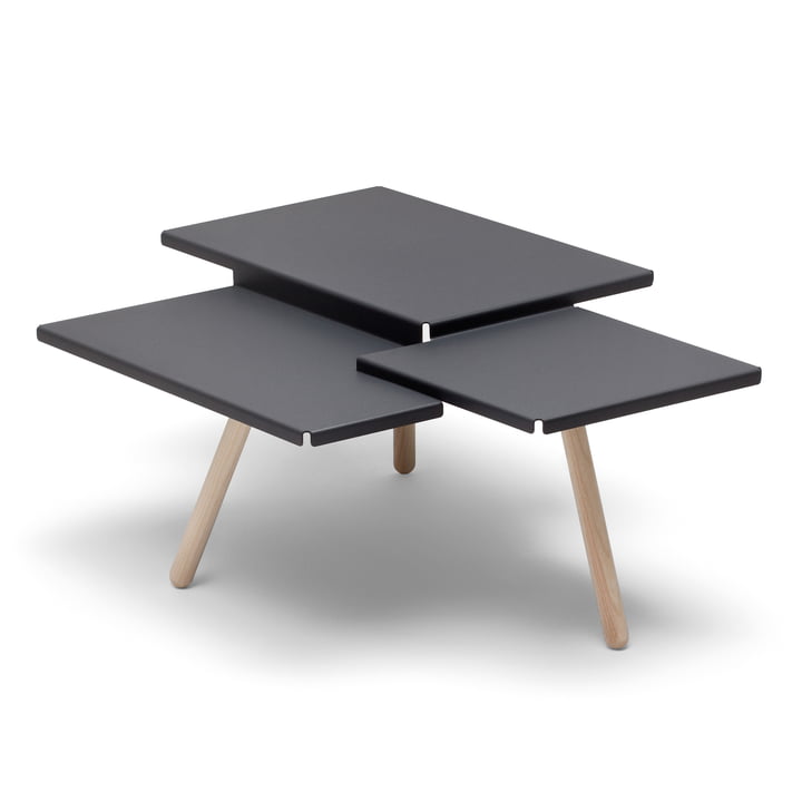 Tablefields Side table from Frederik Roijé in dark grey