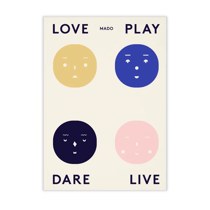 Four Feelings from Paper Collective , 50 x 70 cm