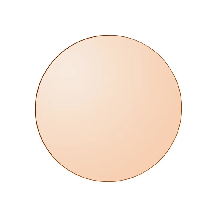 Circum Wall mirror medium, Ø 90 cm in amber from AYTM