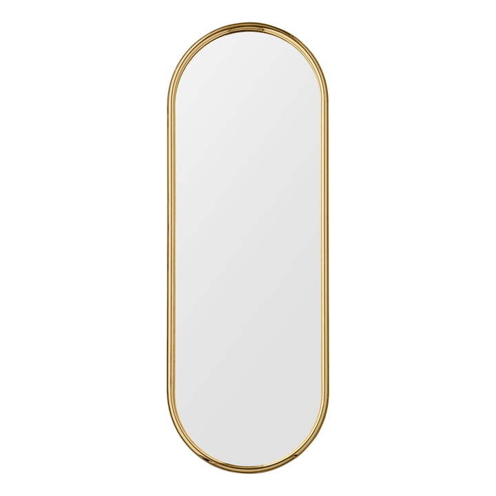 Angui Wall mirror large, 39 x 108 cm in gold from AYTM