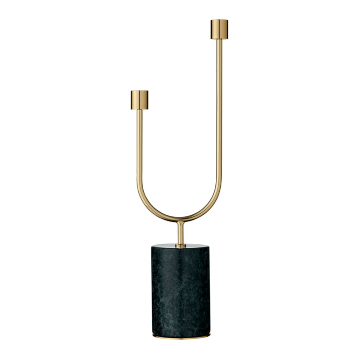 Grasil candlestick, forest / gold by AYTM