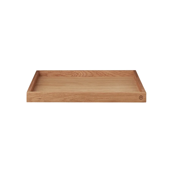 Unity wooden tray large in oak from AYTM