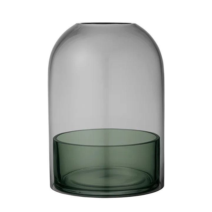 Tota Lantern, Ø 16,2 x H 23 cm, black / forest from AYTM