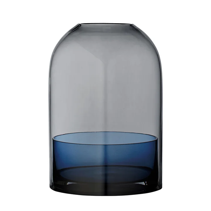 Tota Lantern, Ø 16,2 x H 23 cm in black / navy by AYTM