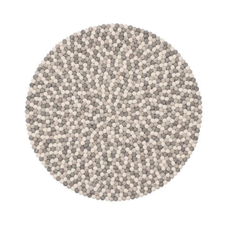 Hella Felt ball rug, Ø 140 cm from myfelt