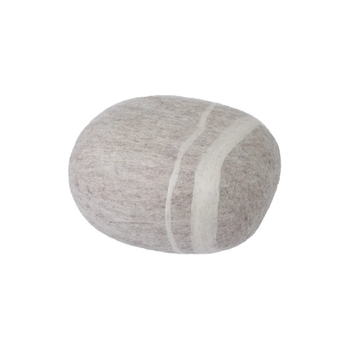 Pebble cushion Béla M in light beige from myfelt