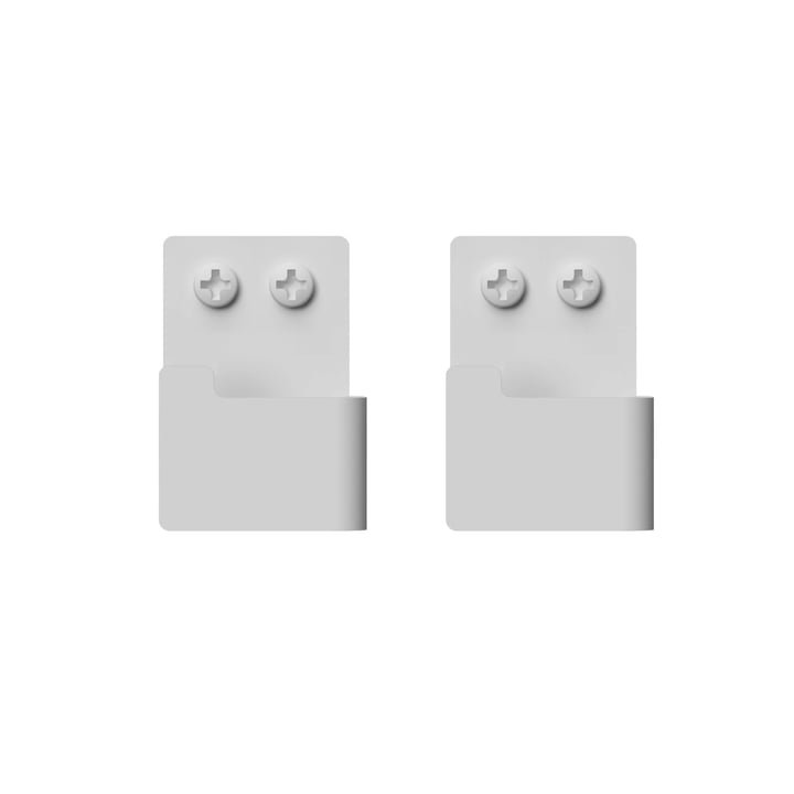 Wall hook set from Nichba Design in white (set of 2)