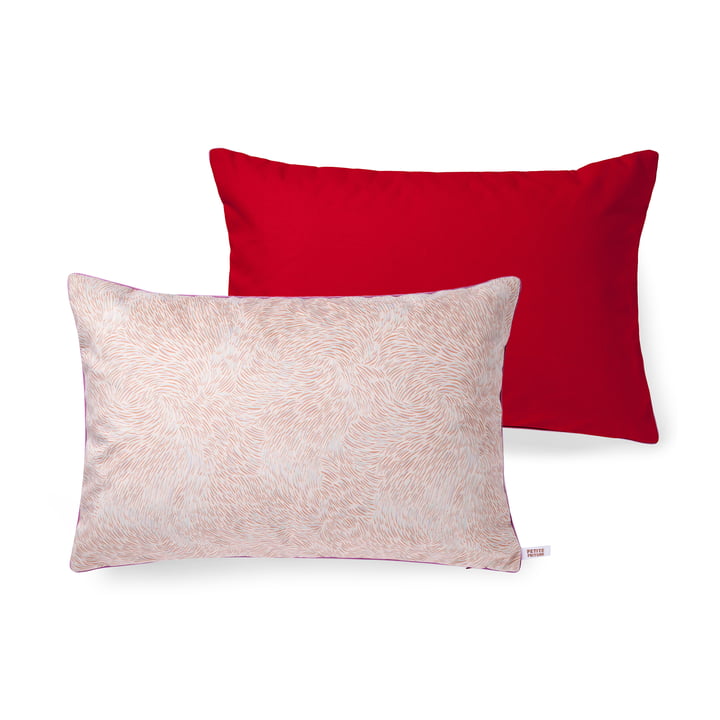 Volutes cushion by Petite Friture, 60 x 40 cm in pink