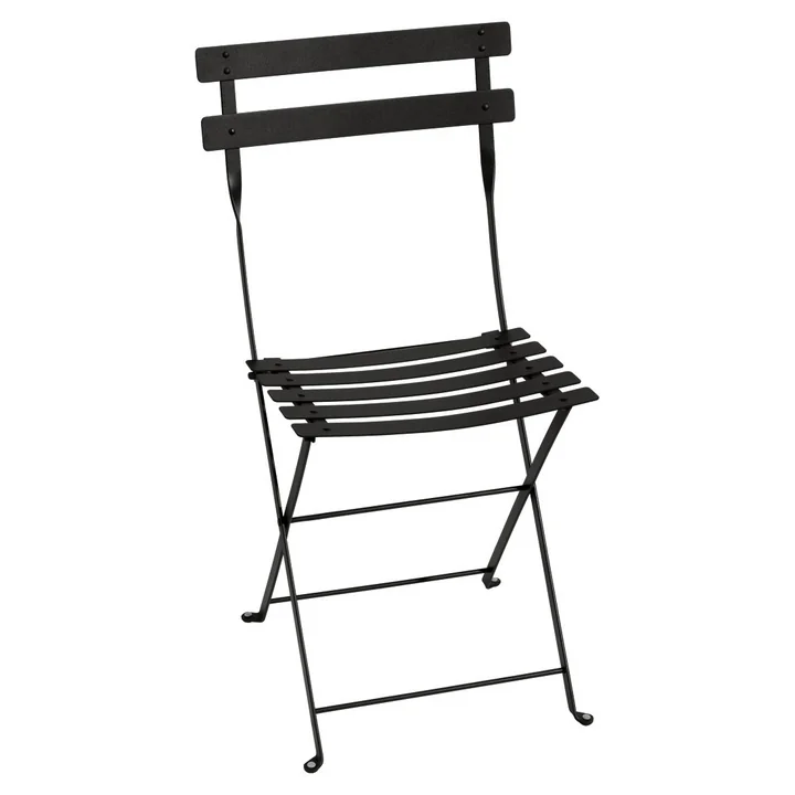 Bistro Metal folding chair from Fermob in licorice