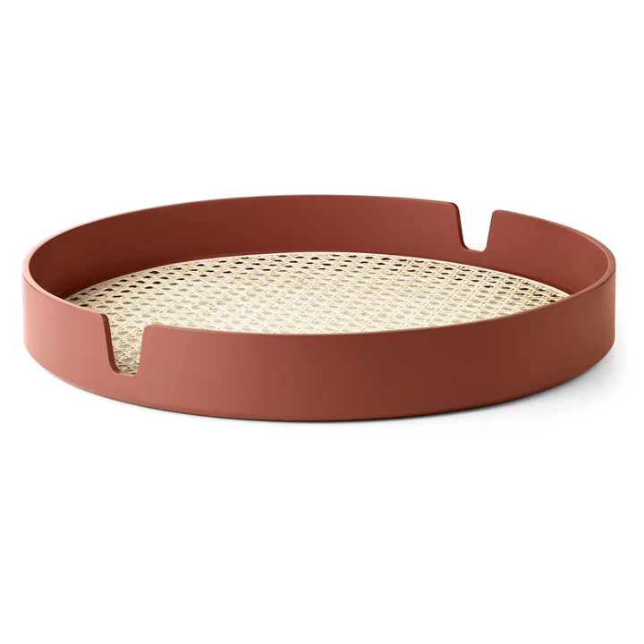 Salon tray Ø 40 cm from Normann Copenhagen in rust-red