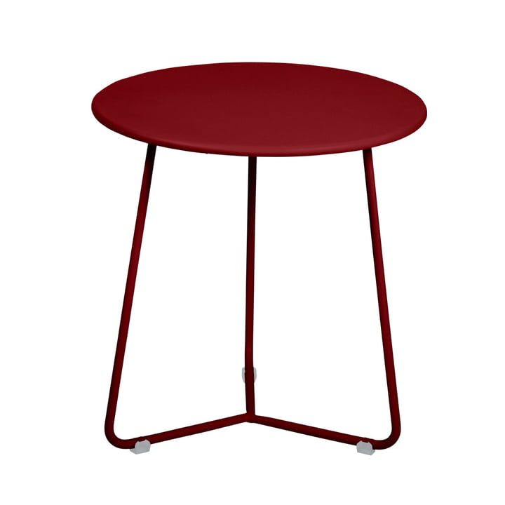 Cocotte Side table / stool Ø 34 cm x H 36 cm by Fermob in ochre red