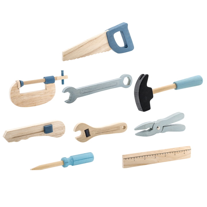 Wood tool 9 pcs. from Bloomingville