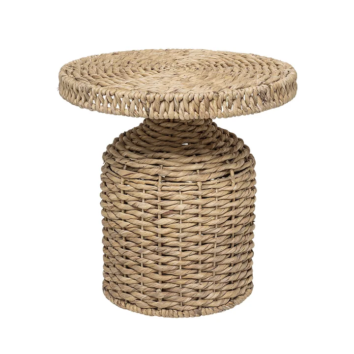 Camo side table woven by Bloomingville, Ø 47 x H 47 cm in nature
