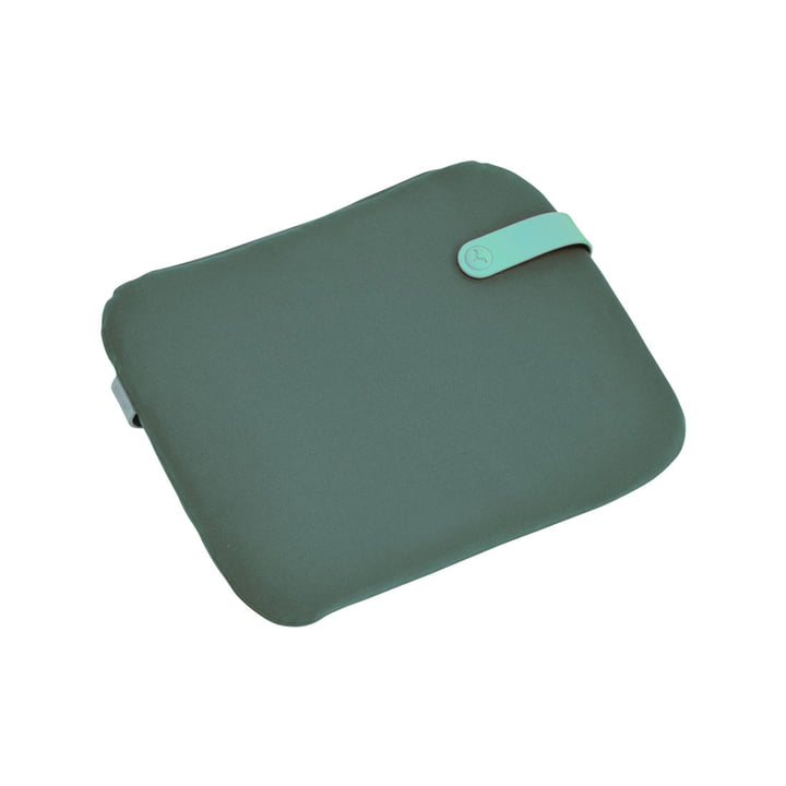 Color Mix seat cushion for Bistro chair 38 x 30 cm by Fermob in safari green