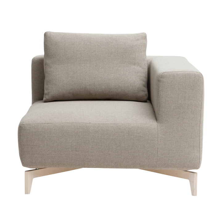 Passion modular sofa, corner element, ash / vision beige (446) by Softline