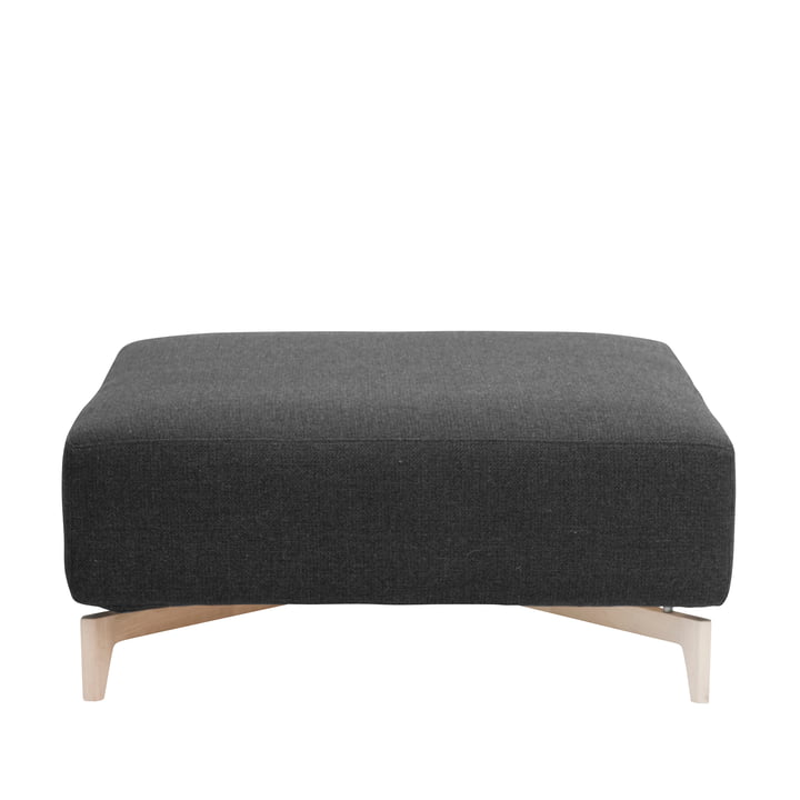 Passion modular sofa, stool, vision dark grey (439) by Softline