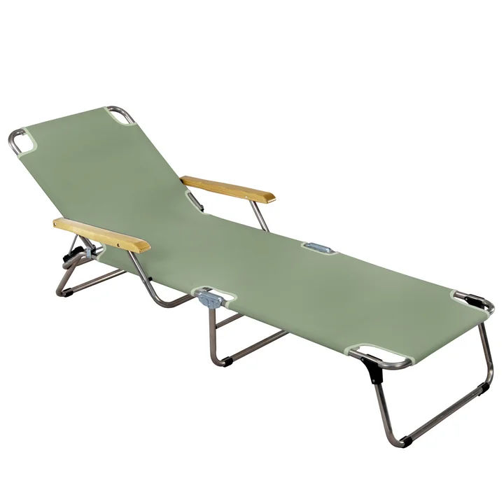 Amigo with armrest, robinia / sage from Fiam