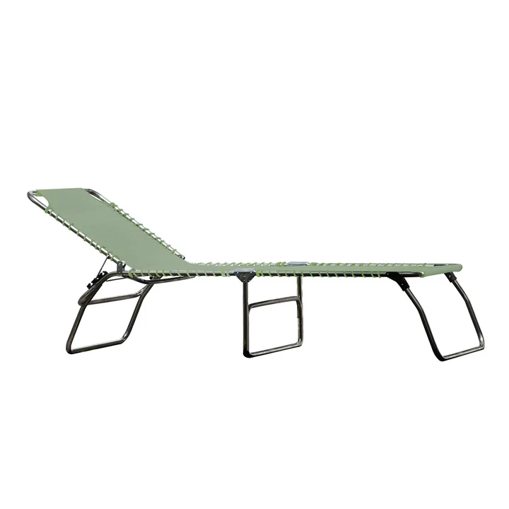 Amigo XXL Three-legged lounger in sage from Fiam