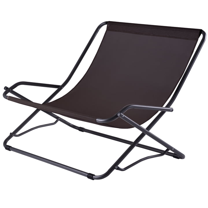 Dondolina Twin Swing chair, black from Fiam