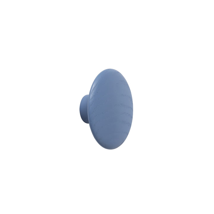 Wall hook "The Dots" single X-Small in pale blue by Muuto