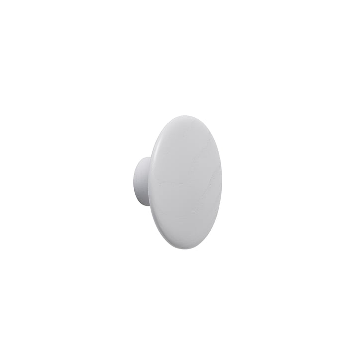 Wall hook "The Dots" single X-Small in gray from Muuto