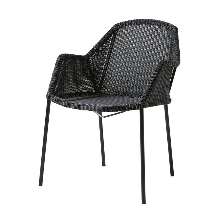Breeze Armchair stackable (5464) from Cane-line in black