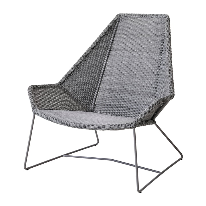 Breeze Highback armchair (5469) from Cane-line in light grey