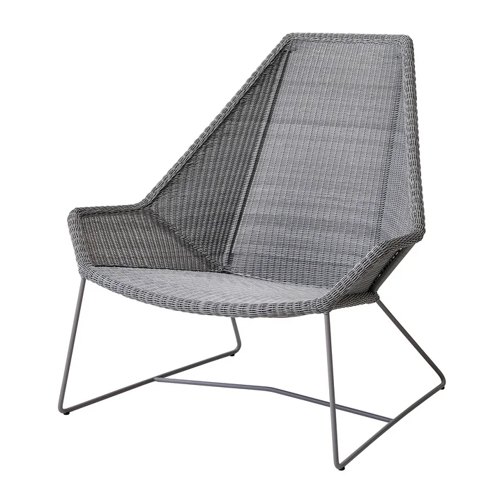 Breeze Highback armchair (5469) from Cane-line in light gray