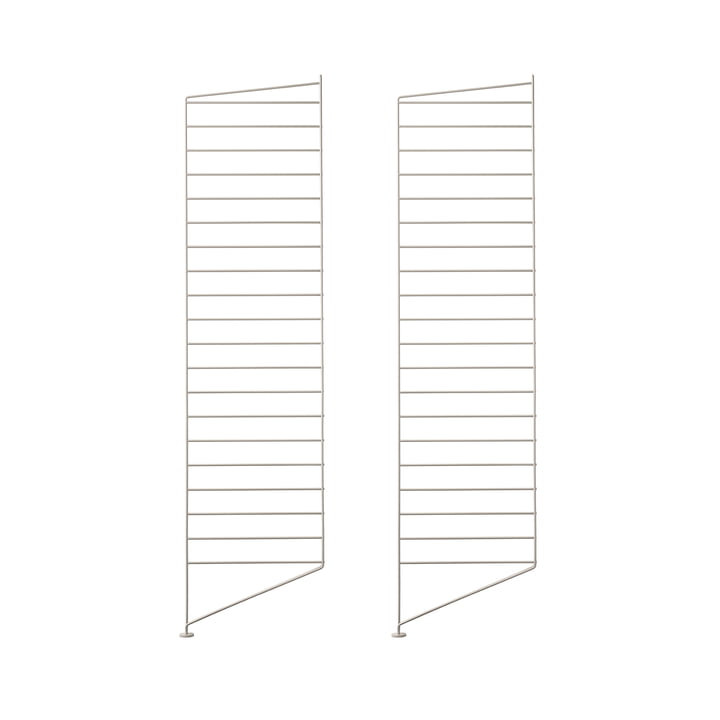 Floor ladder for String shelf 115 x 30 cm (set of 2) from String in beige