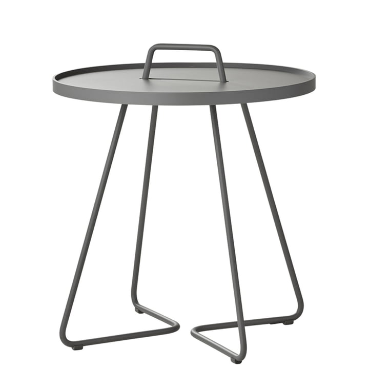 On-the-move Side table Ø 52 x H 60 cm from Cane-line in light gray