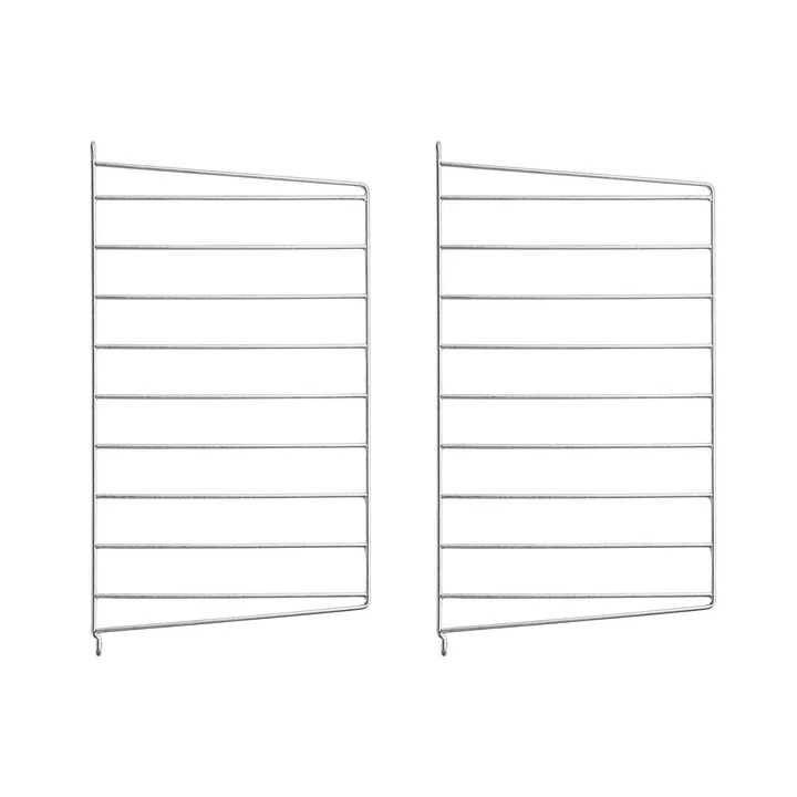 Wall ladder for String shelf 50 x 30 cm (set of 2) from String in galvanized