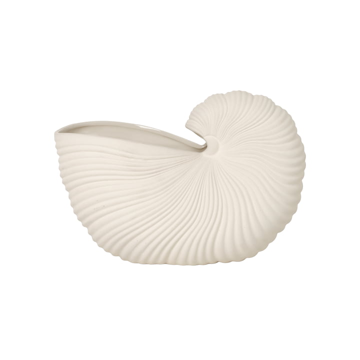 Shell Pot from ferm Living in off-white