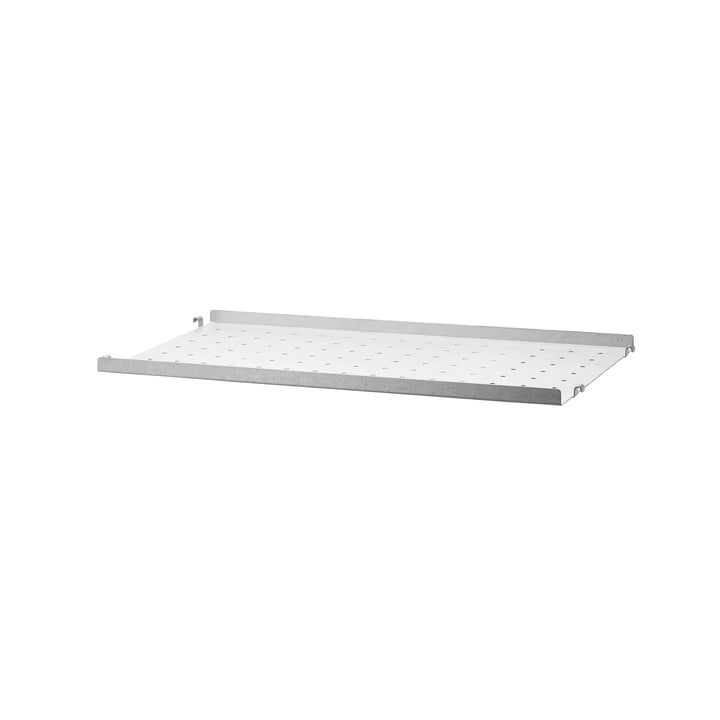 Metal shelf with low edge 58 x 30 cm from String