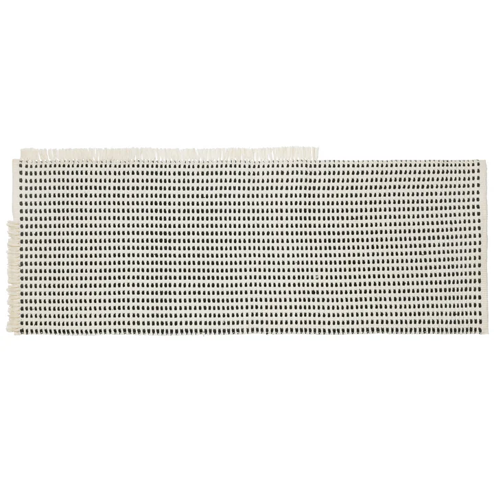 Way Outdoor runner 180 x 70 cm from Ferm Living in off-white / blue