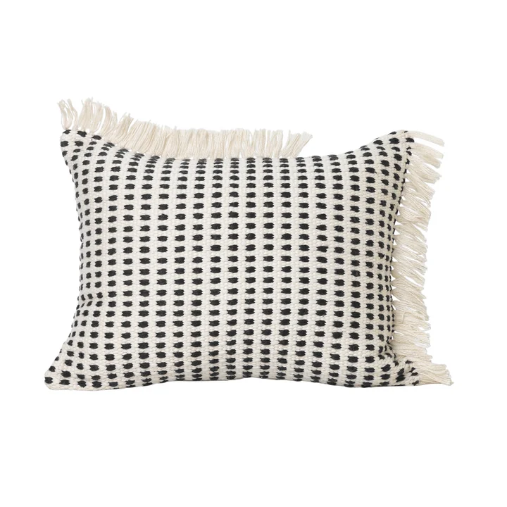 Way outdoor cushion, 70 x 50 cm in off-white / blue by Ferm Living