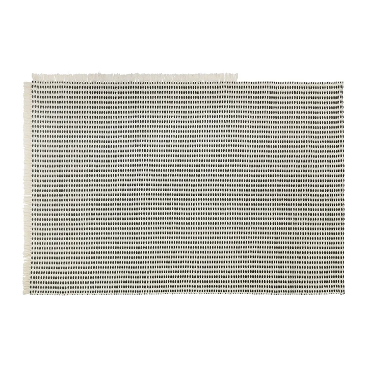 Way Outdoor carpet, 140 x 200 cm in off-white / blue by Ferm Living