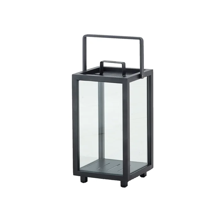 Lighthouse Lantern H 42 cm from Cane-line lava-grey