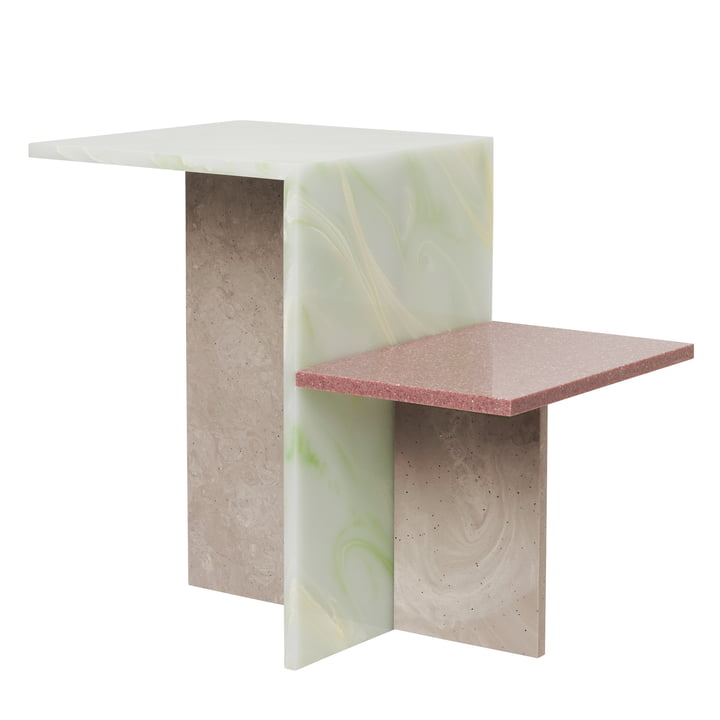 Distinct side table in multi from ferm Living