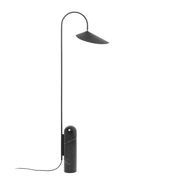 Arum floor lamp in black by Ferm Living