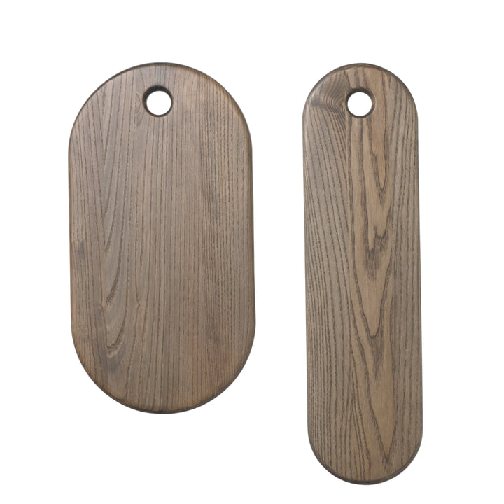 Stage cutting board (set of 2) in rustic grey by ferm Living