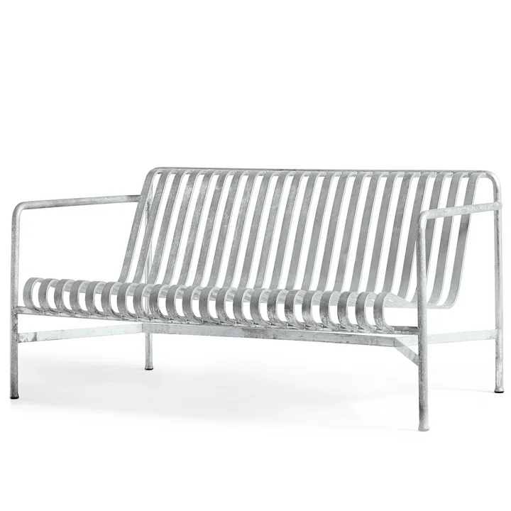 Palissade lounge sofa from HAY in hot galvanized