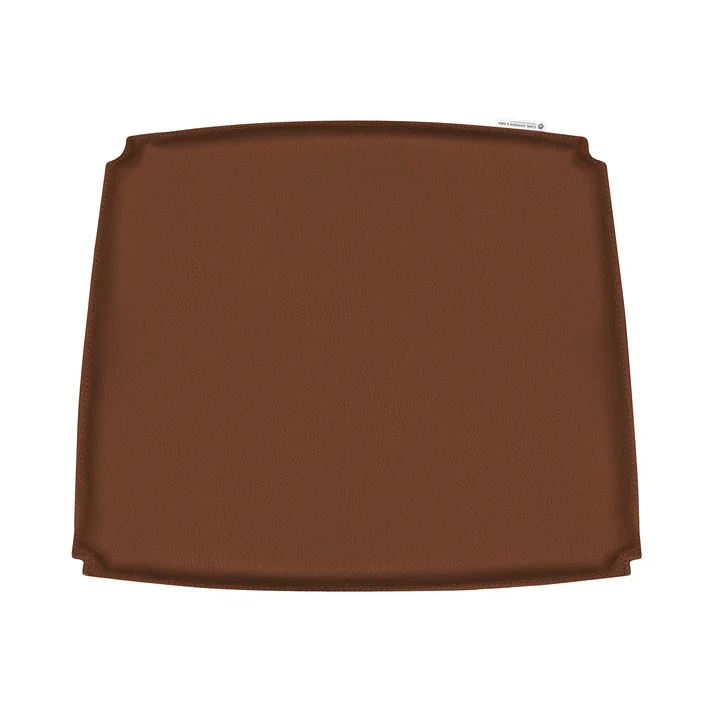 Seat cushion for CH26 armchair by Carl Hansen in brown leather (Loke 7748)
