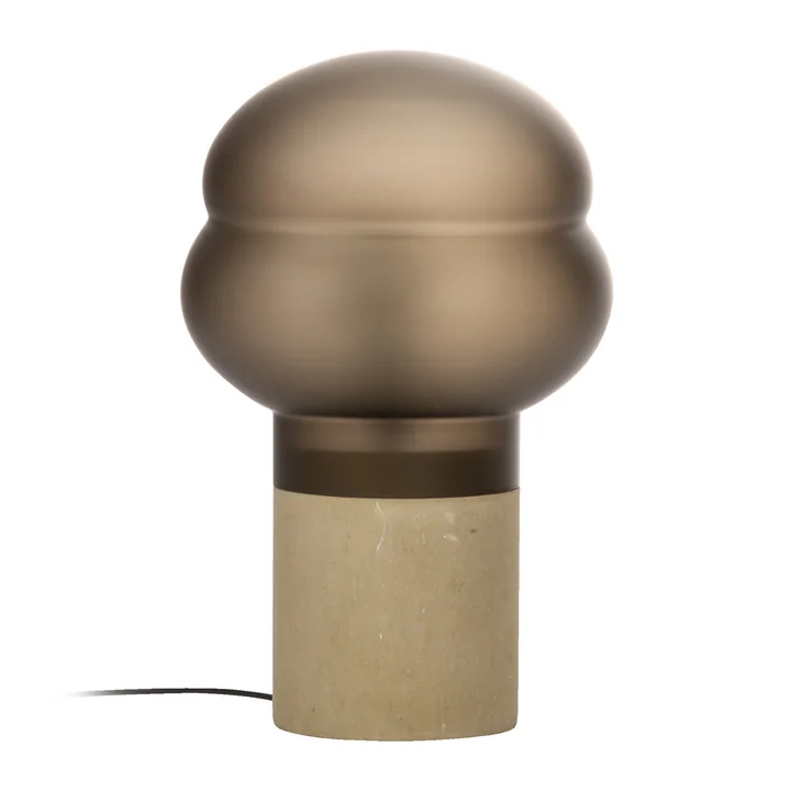 Kumo floor lamp high from Pulpo in smoke grey / taupe
