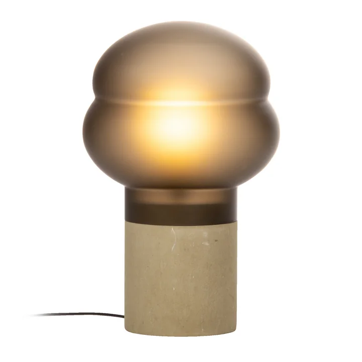 Kumo floor lamp high from Pulpo in smoke grey / taupe