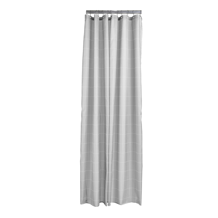 Tiles shower curtain in soft grey from Zone Denmark