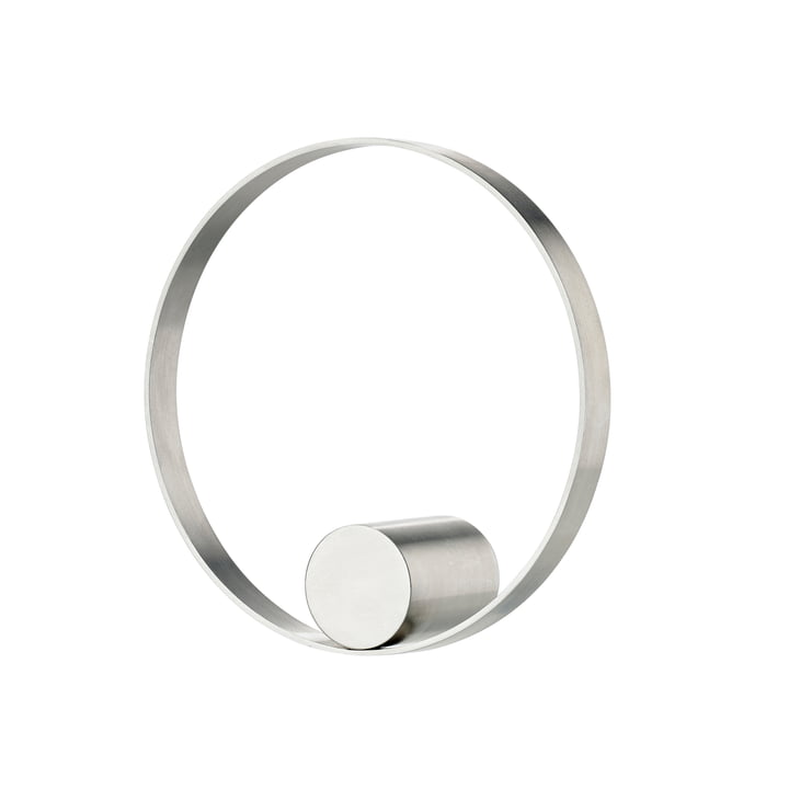 Hooked on Rings wall hook Ø 10 cm in stainless steel from Zone Denmark