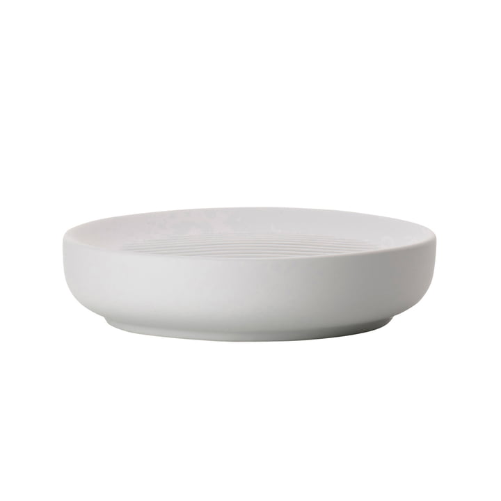 Ume soap dish in soft gray by Zone Denmark
